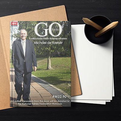 Launch of Michael de Kretser's book, Go For It!